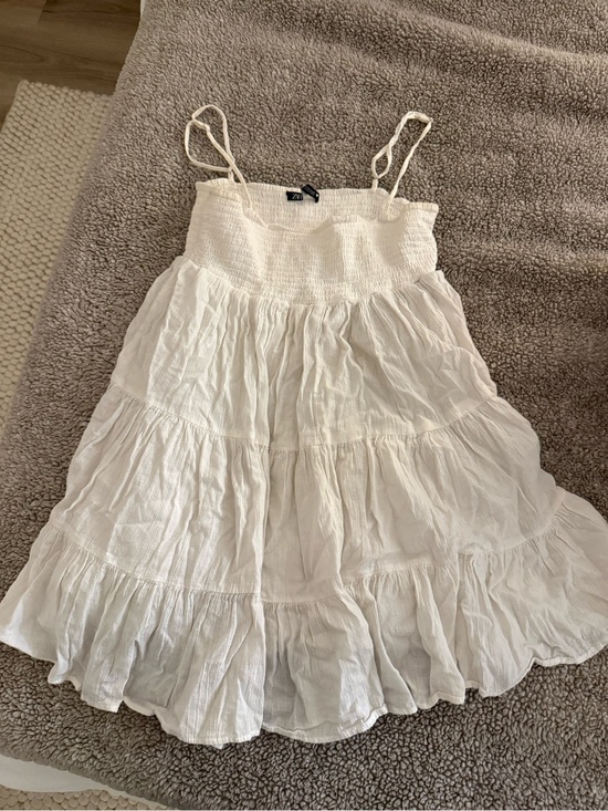 Zara Dresses & Skirts - Zara White Tiered Mini Dress